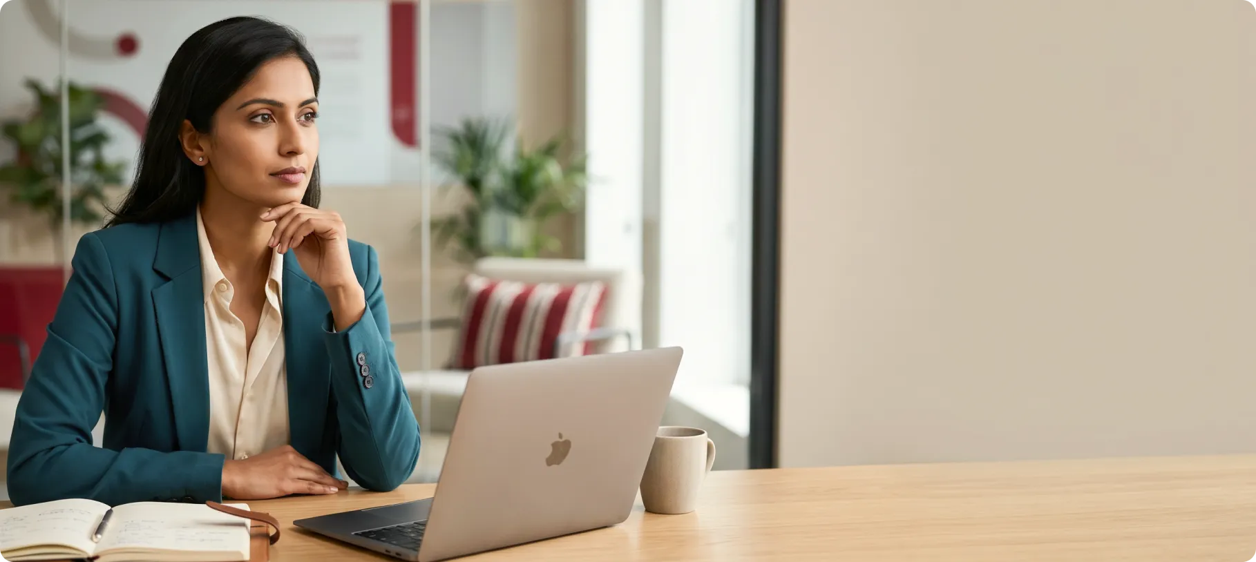 Professional choosing an MBA specialization